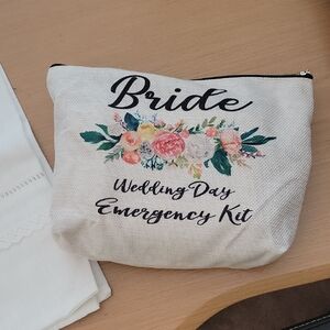 Bride Wedding Day Emergency Kit Pouch